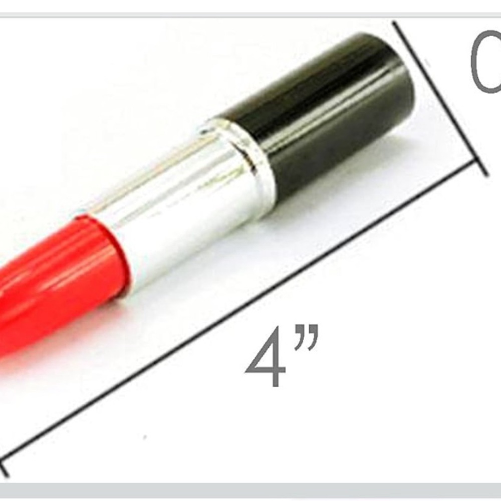 4 Pack novelty lipstick ballpoint pen set - Picture 3 of 4